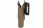 Lightweight Kydex type holster for SIG + X300 tan WOSPORT