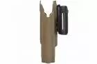 Lightweight Kydex type holster for Glock + X300 tan WOSPORT