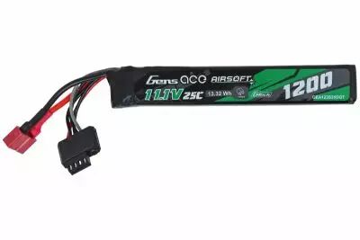 G-Tech 11.1V 1200mAh 25C LiPo stick battery Dean Gens Ace
