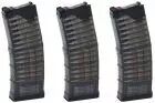 GBBR MWS Lancer T8 SP System 3-Pack 35-Ball Magazine .300BLK Black