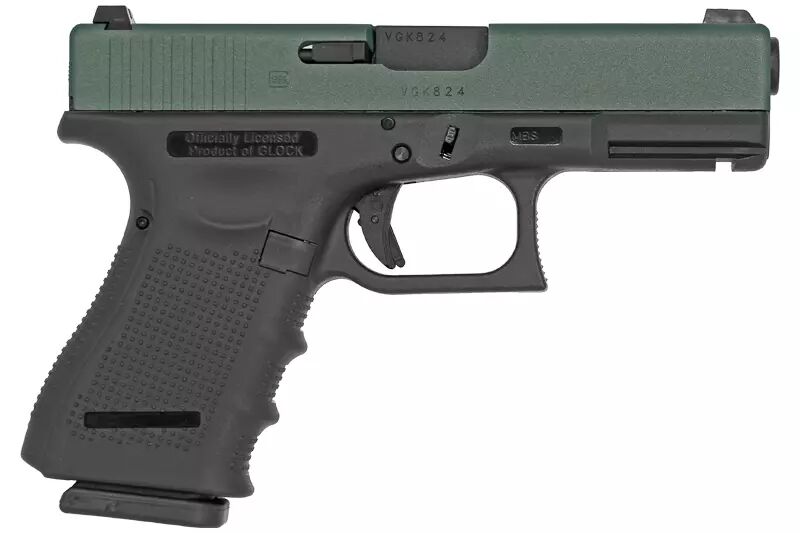 Glock 19 Gen4 VFC / UMAREX Gas Charcoal Green Cerakote