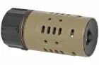 Muzzle Brake & Flame Guard DA Tan 14mm CCW 5KU