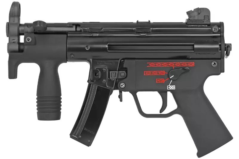 Replica MP5 K APACHE Black WE GBBR
