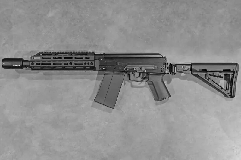 Replica shotgun SAIGA 12K Short Tokyo Marui Gaz Custom