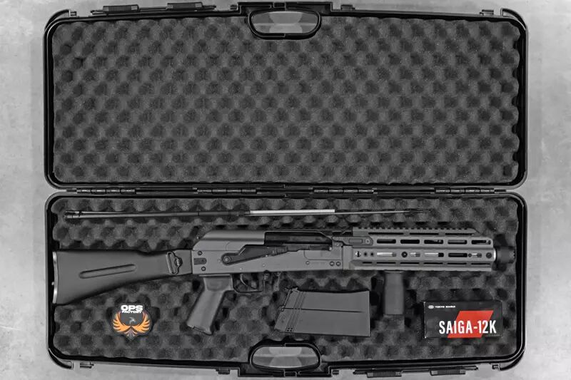 Replica shotgun SAIGA 12K Short Tokyo Marui Gaz Urban Cerakote Custom