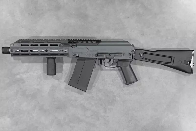 Replica shotgun SAIGA 12K Short Tokyo Marui Gaz Urban Cerakote Custom