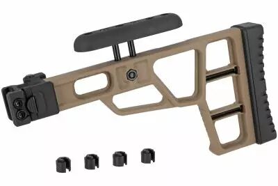 Maple Leaf Atelier MLC-S2 TAN stock with Picatinny adapter