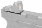 RMR / SRO black aluminium plate type G17 Gen5 GBB Marui Wii Tech