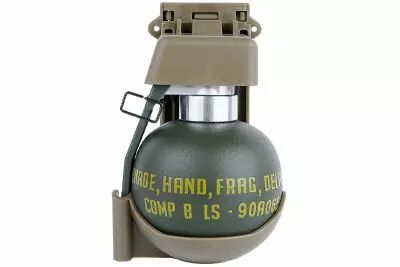 M67 dummy grenade set with soft tan attachment WOSPORT