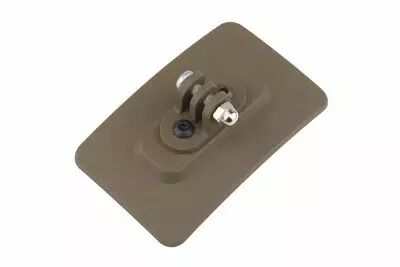 GoPro & Picatinny Velcro Tan mount for WOSPORT helmet