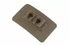 GoPro & Picatinny Velcro Tan mount for WOSPORT helmet