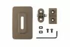 GoPro & Picatinny Velcro Tan mount for WOSPORT helmet