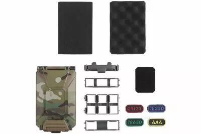 Multicam tactical storage box for WOSPORT batteries