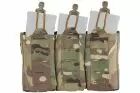 Ligthweight Elastic M4 Triple Mag Pocket WOSPORT