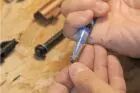 Removable high performance mesh brake pen blue 4UAD