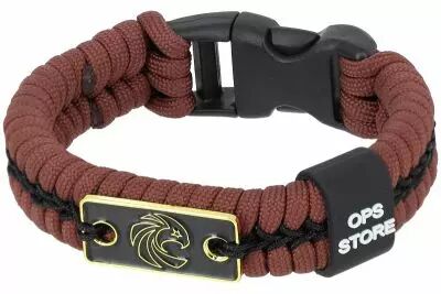 Survival bracelet Paracorde Brown OPS-store