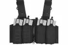 Chest Rig Lightweight SF Black WOSPORT