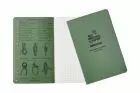 128-page All-In-One notebook 118x183mm Olive Green Modestone