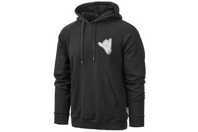 Shaka Black Hoodie Direct Action