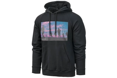 Sunset Black Hoodie Direct Action