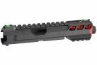 FUKU-2 CNC Short Normal Upper slide Black / Red AAP-01 CTM