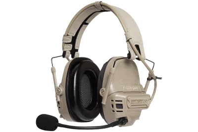 Tactical Communication Headset FCS Falcon Ears DE FMA