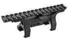 Picatinny Rail Claw Mount for MP5 / G3 / HK53 GBBR Black VFC