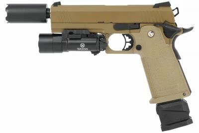 Replica Hi-Capa 4.3 Tan Golden Eagle Gaz Custom