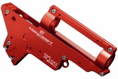 CNC eHPA gearbox shell V2 Red Mancraft