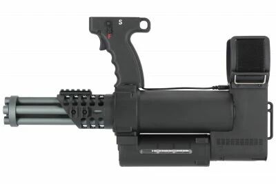 Minigun Replica with Rotating Barrels Well 23-L Black Well Pro AEG