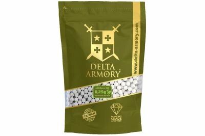 Bag of 4000 Bio 0.25g BBs Delta Armory