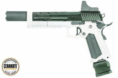 R�plique Hi-Capa 5.1 Charcoal / White Cerakote Custom