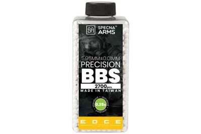 Jar of 2700 Standard 0.25g Precision BBs EDGE ULTRA Specna Arms