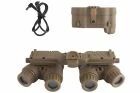 GPNVG18 Tan Binocular night vision replica WOSPORT