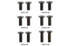 12 tornillos M3 con cabeza avellanada de 7-10 mm LAYLAX