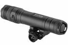 Orghini tactical flashlight picatinny back left