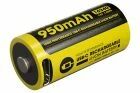16340 rechargeable 950mAh Li-ion Nitecore battery