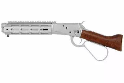 1873R (Real Wood) Rifle - Silver