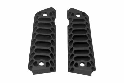 1911 Government/Commander Full Size Grips Aluminio  Cobra\  Negro
