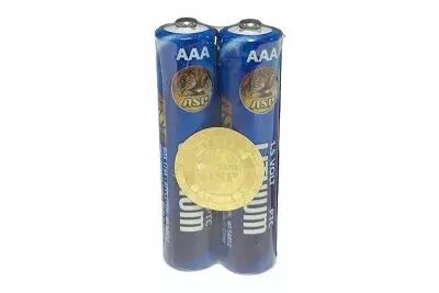 2 LITHIUM AAA BATTERIES