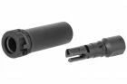24mmCW AK AIRSOFT ARTISAN Black Silencer with Muzzle Brake