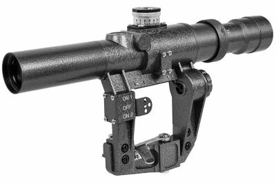 Rifle scope SVD Dragunov VictOptics front left