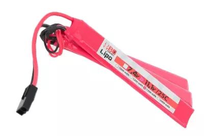 3 sticks battery Lipo 3S 11.1V 1300mAh 25C
