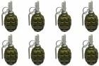 8 F1 PYROSOFT PIRO-F1-M fragmentation grenades