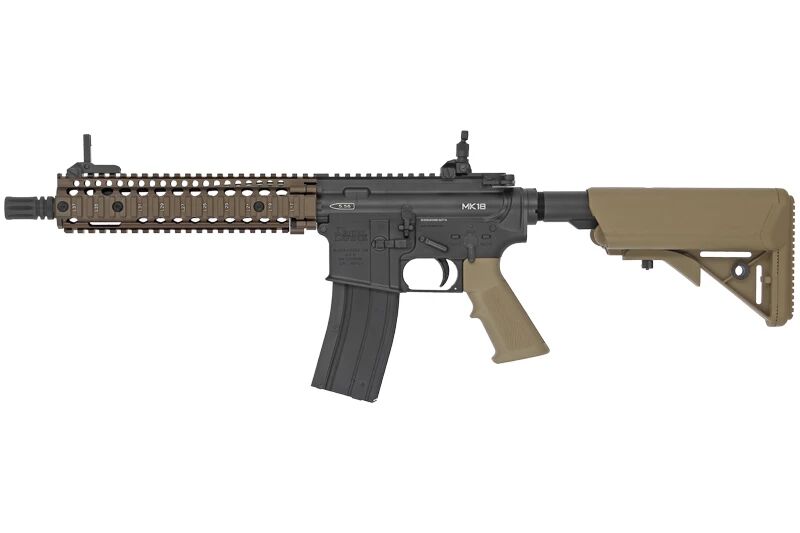 AIRSOFT GAS RIFLE MK18 TWO-TONE BRONZE / BLACK GOLDEN EAGLE