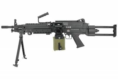 airsoft Specna Arms SA-F249 PARA FLEX GATE X-ASR Ametralladora Negro