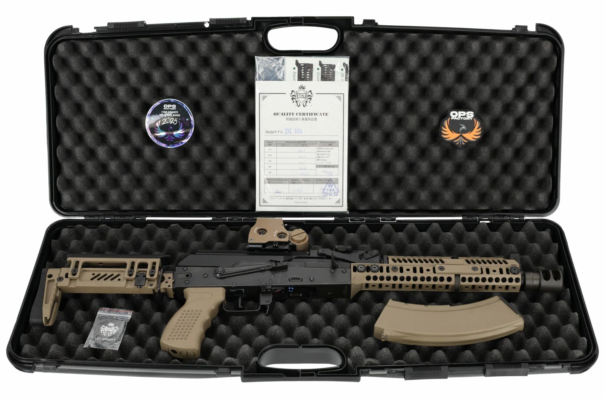 Replica AK ZK104 LCT AEG Cerakote Aster Custom