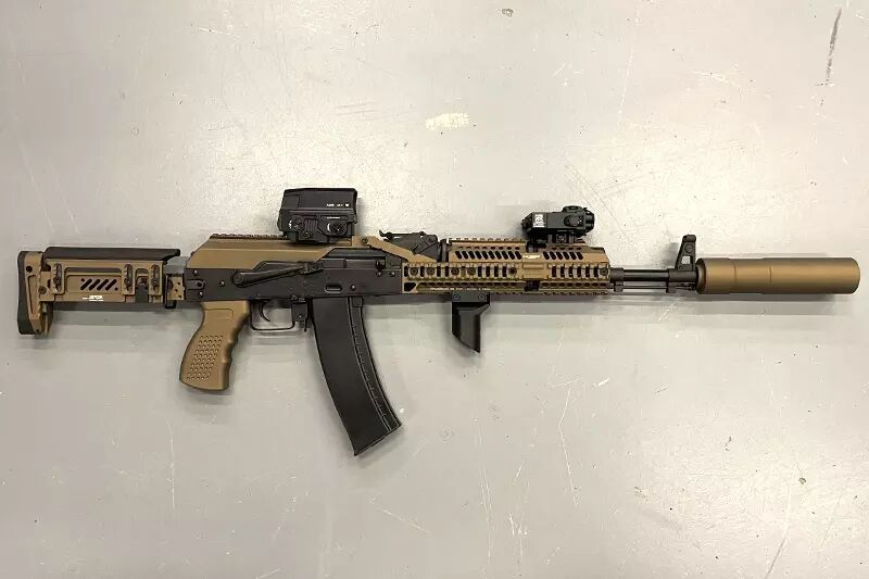 Réplique AK ZKS 74 LCT Cérakote Titan custom