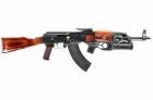 AKM GBBR Real Wood Hard Kick Tokyo Marui Launcher Custom Replica