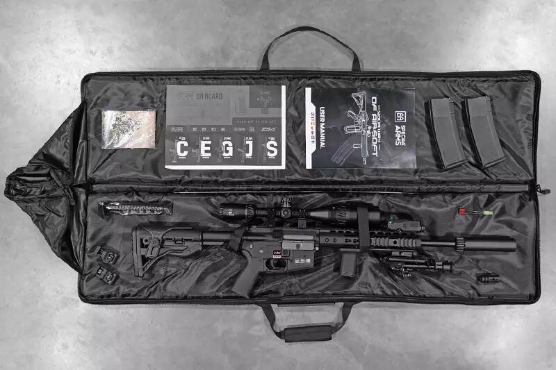 AR15 DMR Black Ragnarok Aster SE custom replica